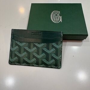 Goyard Emerald Green Card Holder